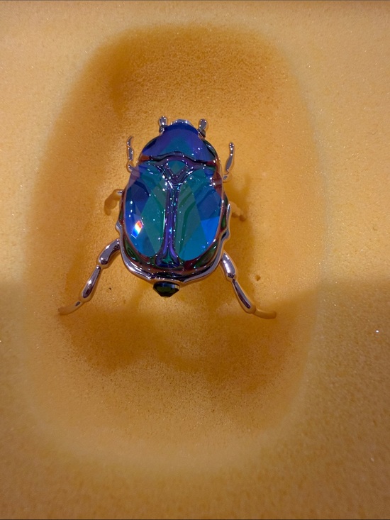 Swarovski Jewelry - Swarovski Iridescent Crystal Scarab Beetle